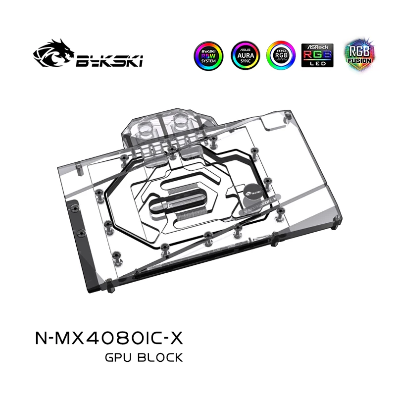 Bykski N-MX4080IC-X GPU 블록 MAX - Rtx 4080 Water Cooling Block 리뷰 및 가격
