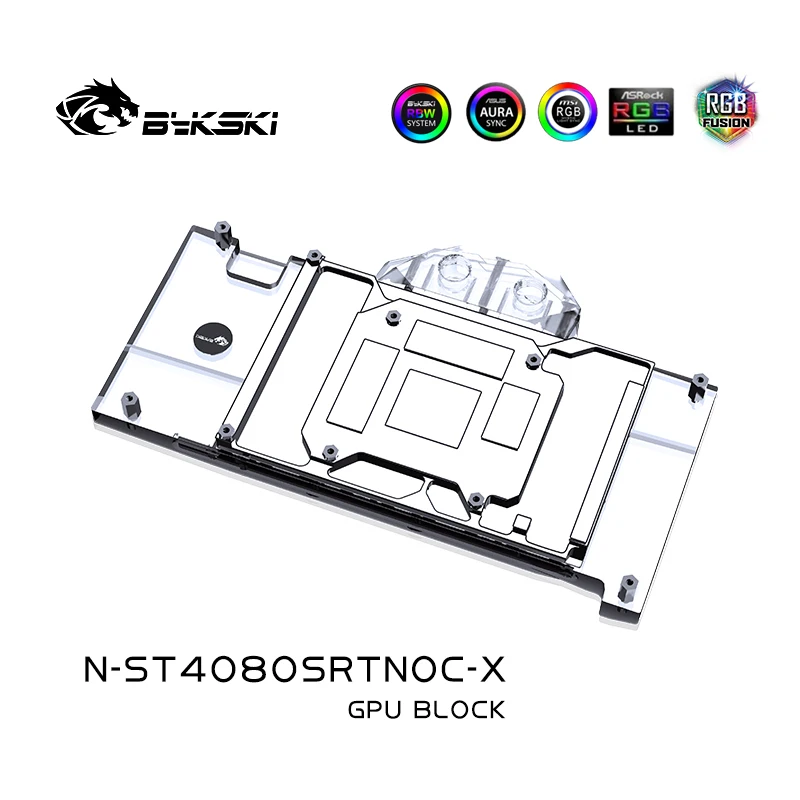 Bykski N-ST4080SRTNOC-X GPU 블록 - Rtx 4080 Water Cooling Block 리뷰 및 가격