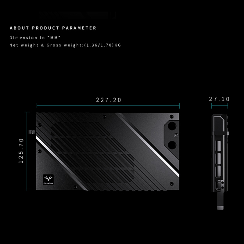 그란존 GBN-RTX4080FE GPU 블록 (엔비디아 - Rtx 4080 Water Cooling Block 리뷰 및 가격